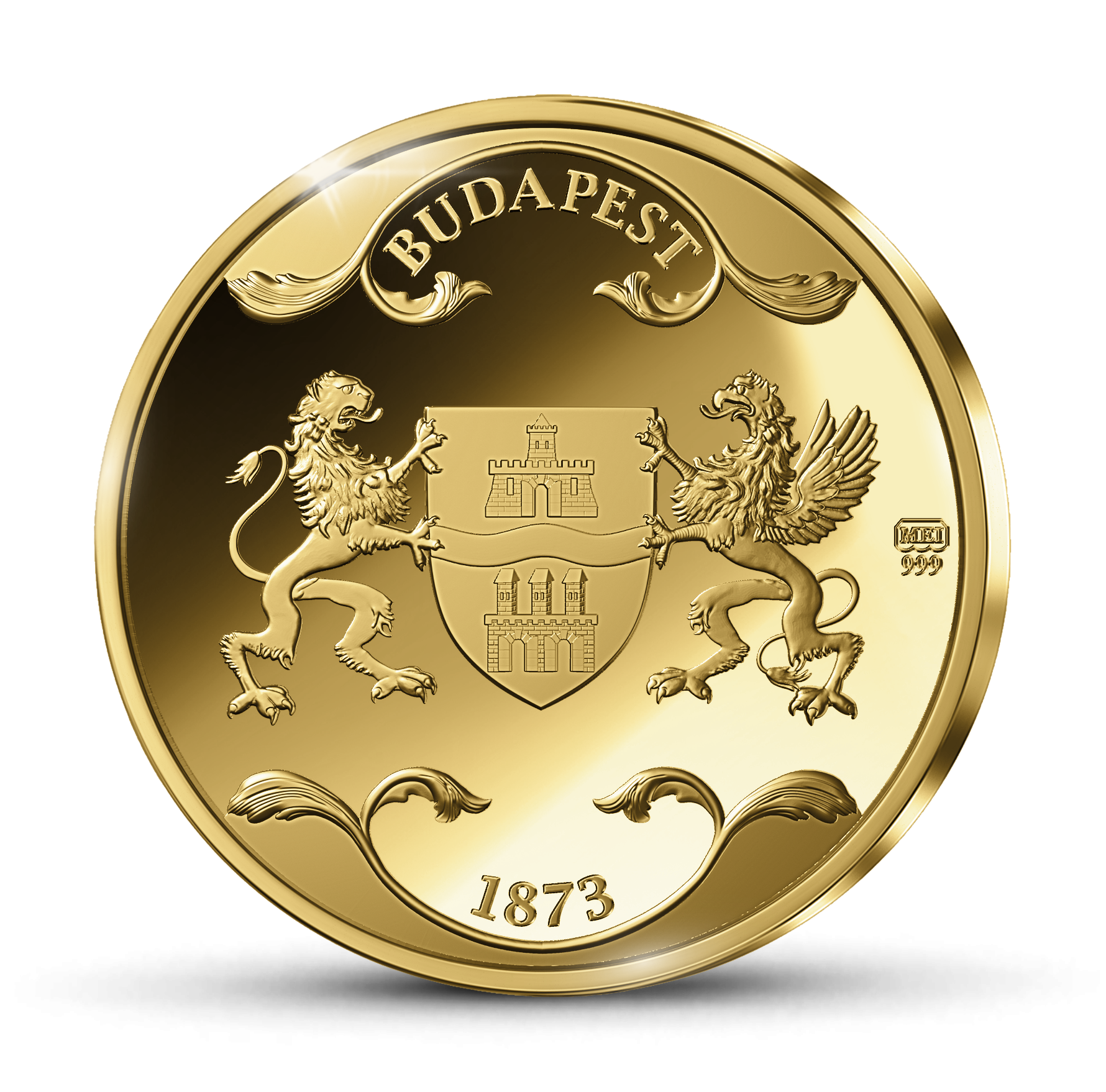 Magyar Éremkibocsátó Kft - Budapest színarany érem