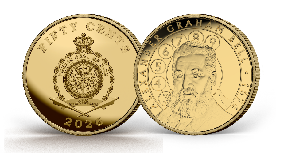 Magyar Éremkibocsátó Kft. -  Alexander Graham Bell színarany jubileumi emlékérme