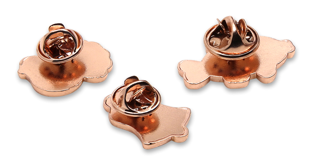 Magyar Éremkibocsátó Kft. - Ünnepi szett 3 rózsaarany bevonatú karácsonyi brossal 