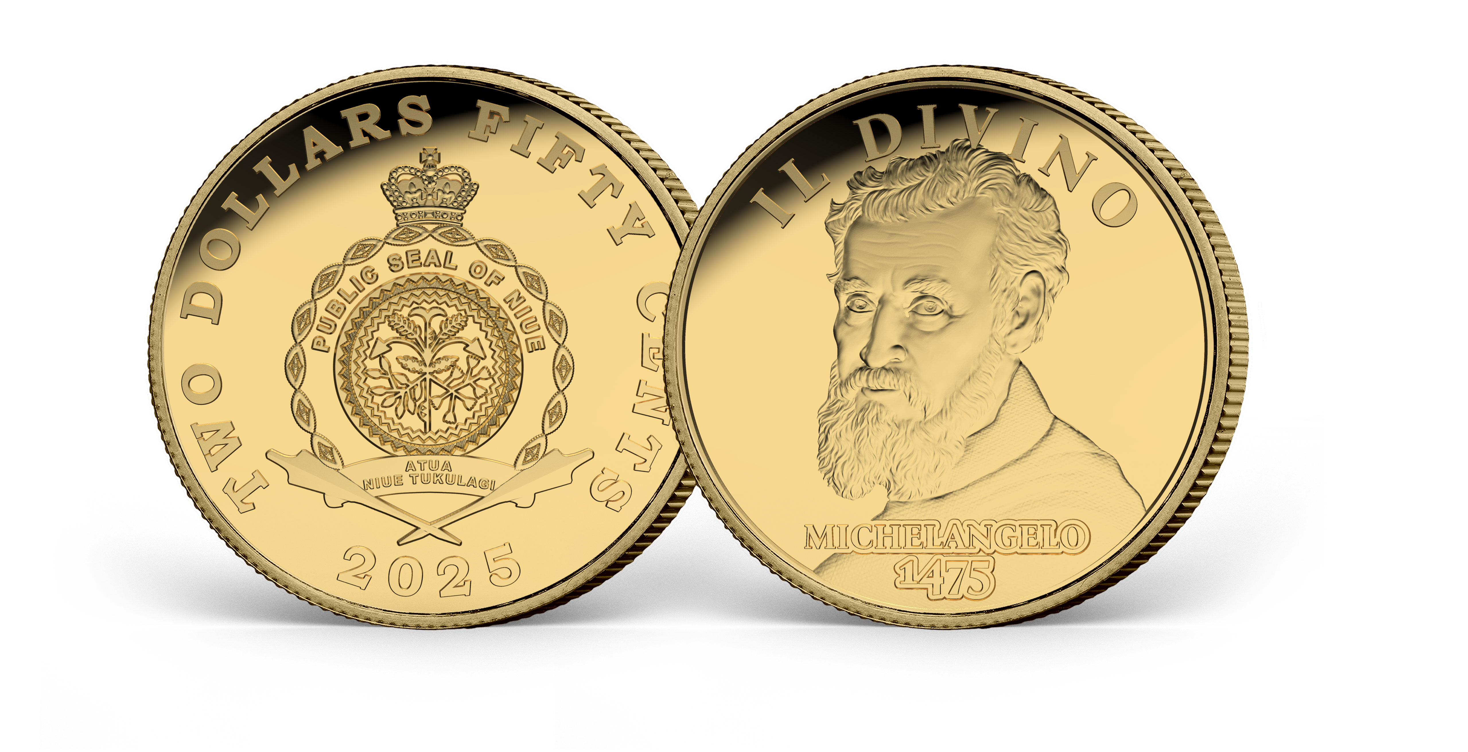 Magyar Éremkibocsátó Kft. -  Michelangelo színarany jubileumi emlékérme