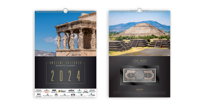Különleges bankjegy naptár 2024 - Ősi kultúrák