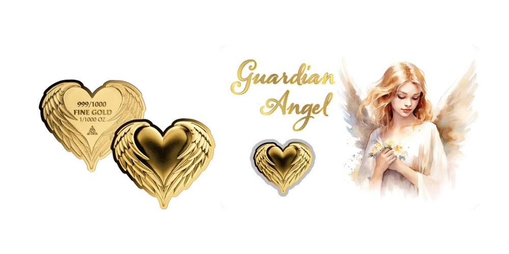 Magyar Éremkibocsátó Kft. - Színarany Őrangyal érem tartókártyában