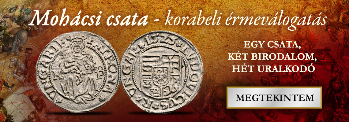 Mohácsi csata - korabeli érmeválogatás - II. Lajos ezüst dénár