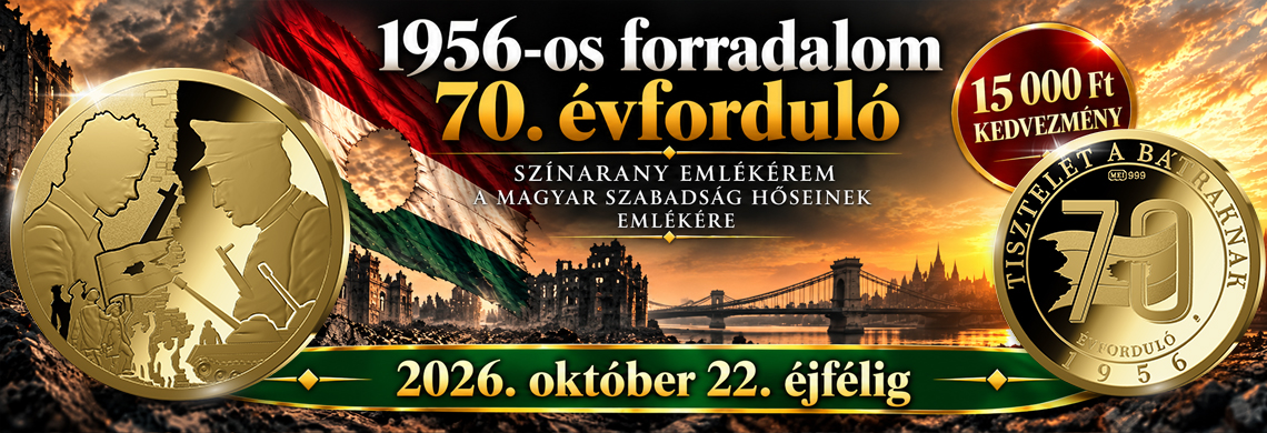 1956-os forradalom 70. évfordulója emlékérem