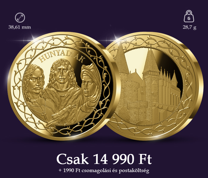 Magyar Éremkibocsátó Kft. - Hunyadiak emlékérme