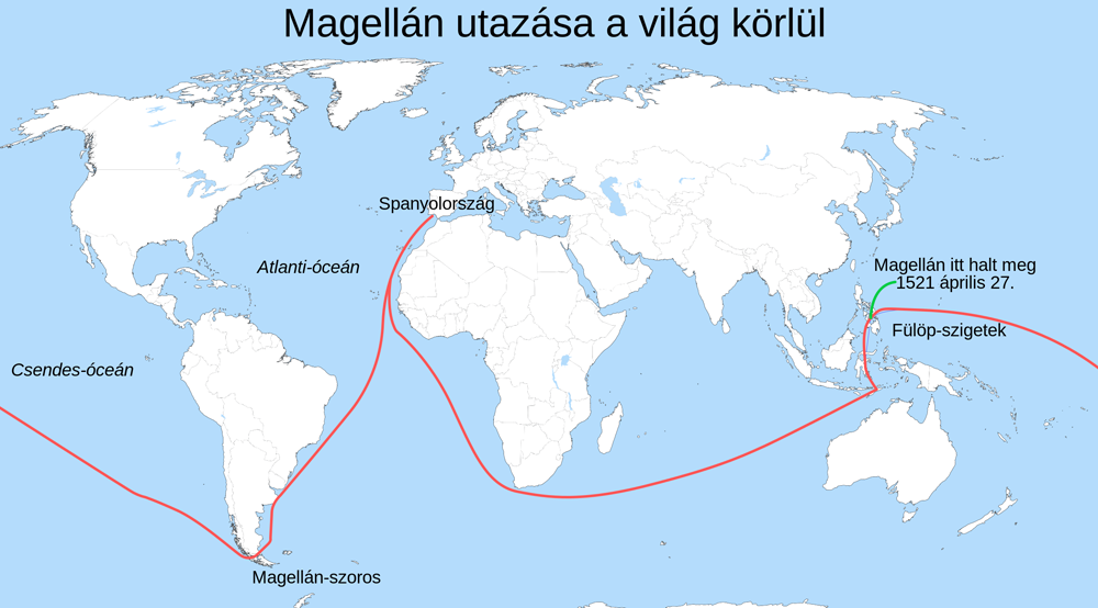 Magyar Éremkibocsátó Kft. - Magellán föld körüli útja