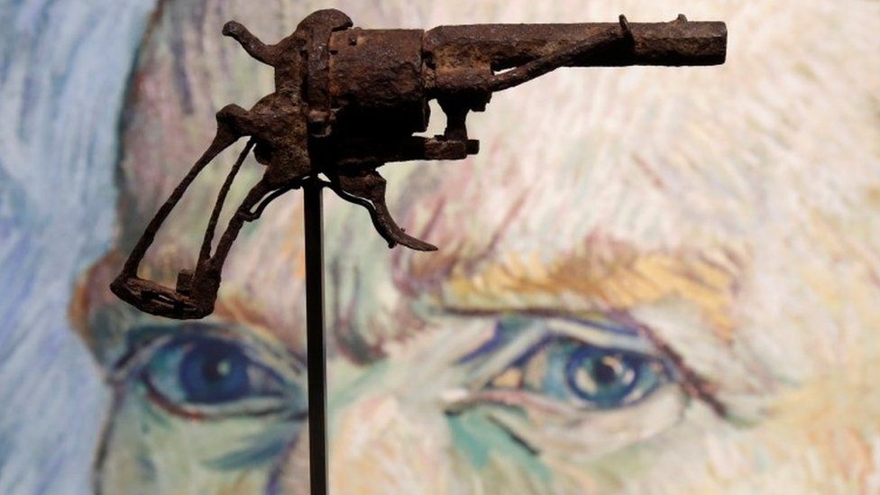 A feltételezett fegyver amely Van Gogh halálát okozta A feltételezett fegyver amely Van Gogh halálát okozta