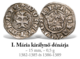 Magyar Éremkibocsátó Kft. - Mária királynő ezüst dénárja