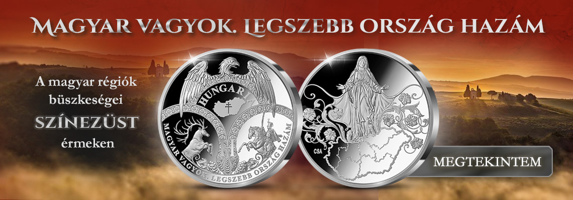 Hazánk kincsei színezüst kollekció - Hungaria érem
