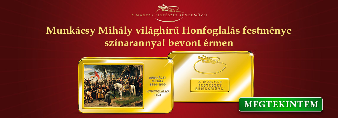 A magyar festészet remekművei kollekció - Honfoglalás emlékérem