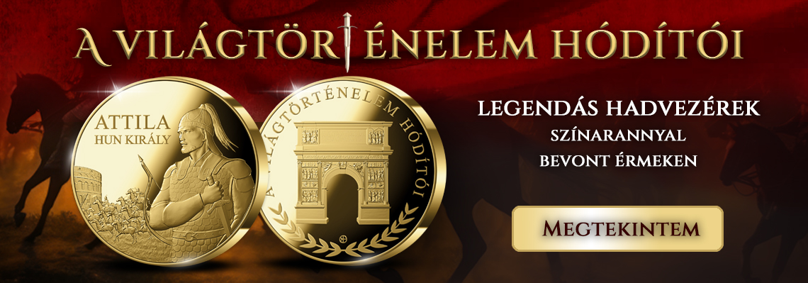 A világtörténelem hódítói - Attila, Isten ostora emlékérem