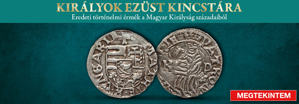 Királyok ezüst kincstára kollekció - Hunyadi Mátyás ezüst dénárja