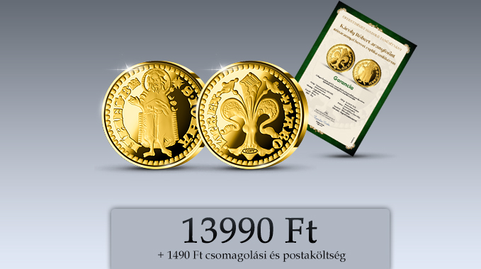 Aranyforint 700 emlékérem