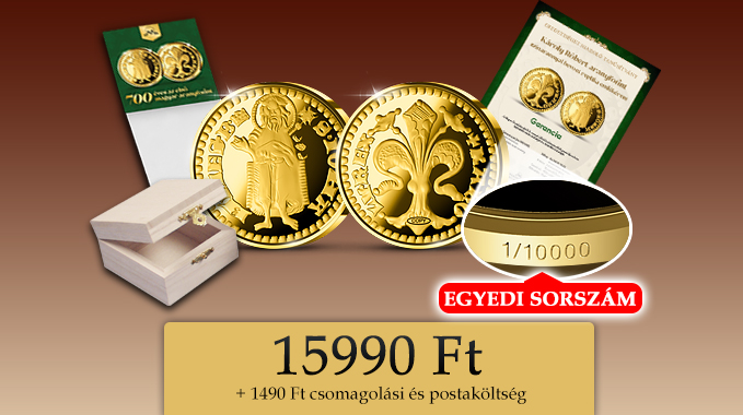 Aranyforint 700 emlékérem