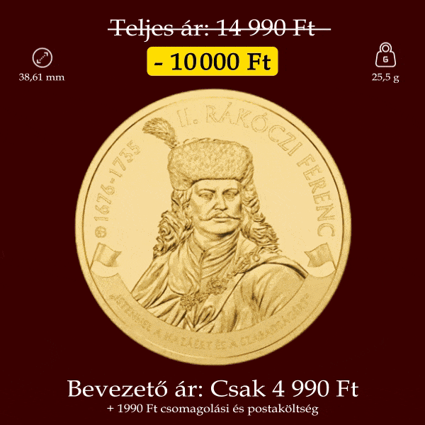 Magyar Éremkibocsátó Kft. - II. Rákóczi Ferenc emlékérem