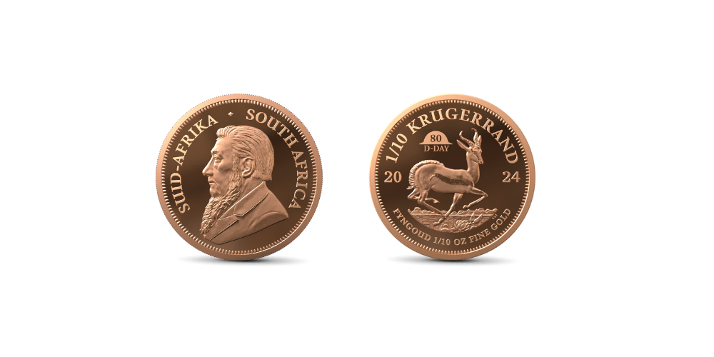 Magyar Éremkibocsátó Kft. - 1/10 unciás Krugerrand D-Day 80 verdejeggyel