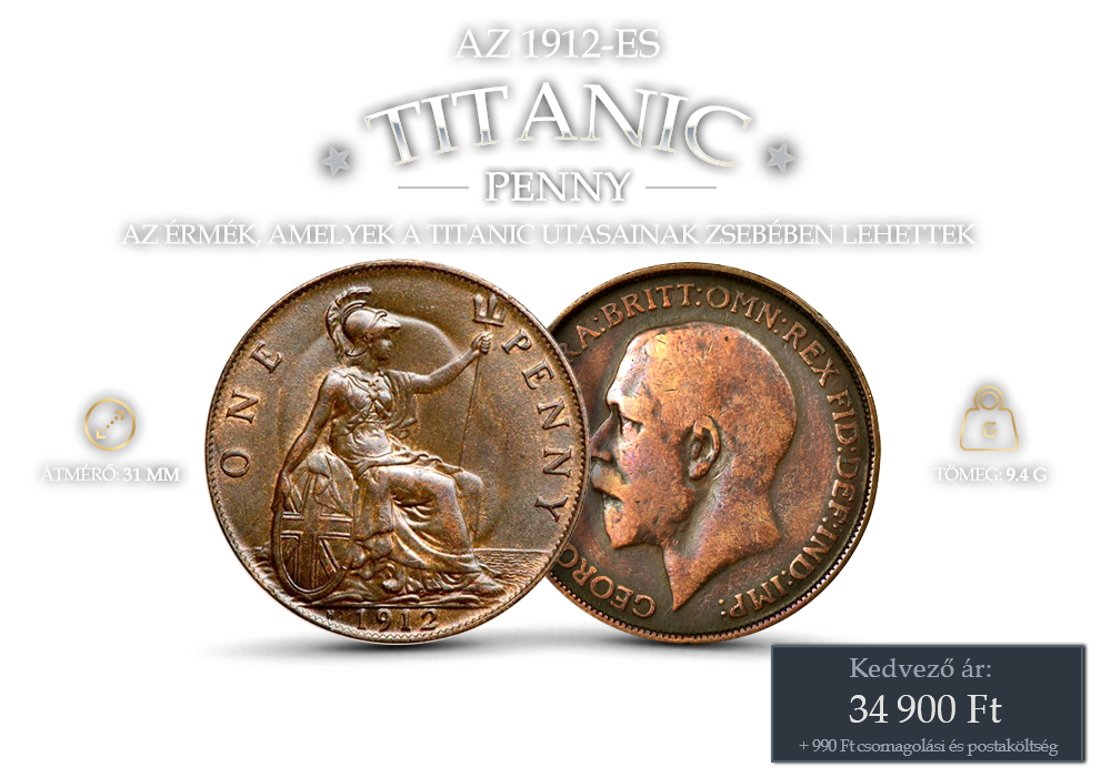 Az 1912-es Titanic Penny