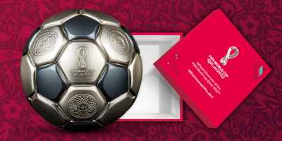  FIFA 2022 Labdarúgó-világbajnokság hivatalos érme programjának különleges darabja - 3D labda