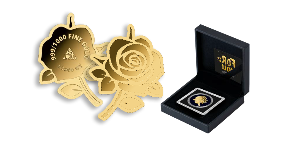 Magyar Éremkibocsátó Kft. - Színarany rózsa érem