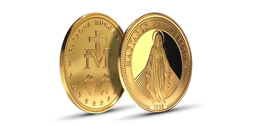  Magyar Éremkibocsátó Kft. - Szűz Mária színarany emlékérem