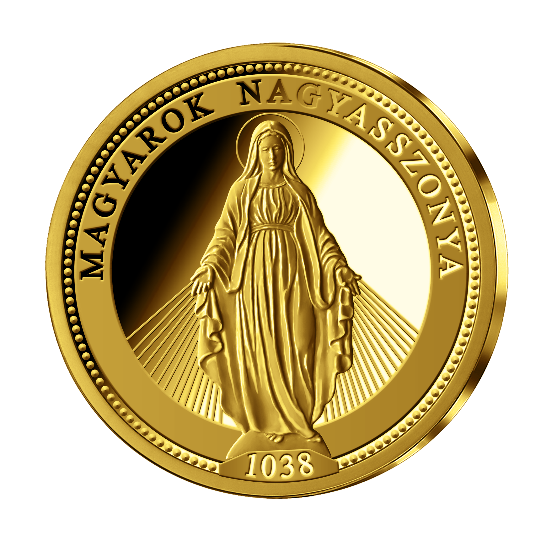  Magyar Éremkibocsátó Kft. - Szűz Mária színarany emlékérem