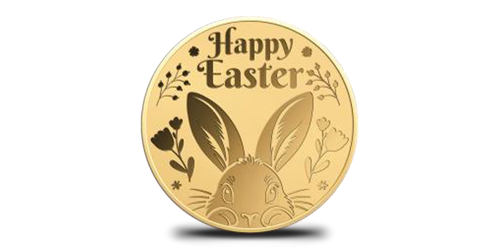 Magyar Éremkibocsátó Kft. - Színarany húsvéti érem tartókártyában