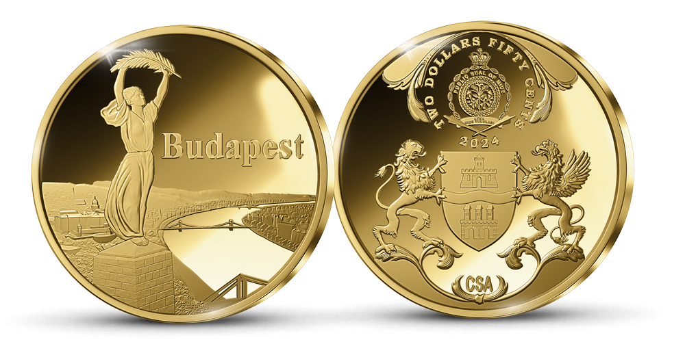 Magyar Éremkibocsátó Kft. - Budapest színarany érme