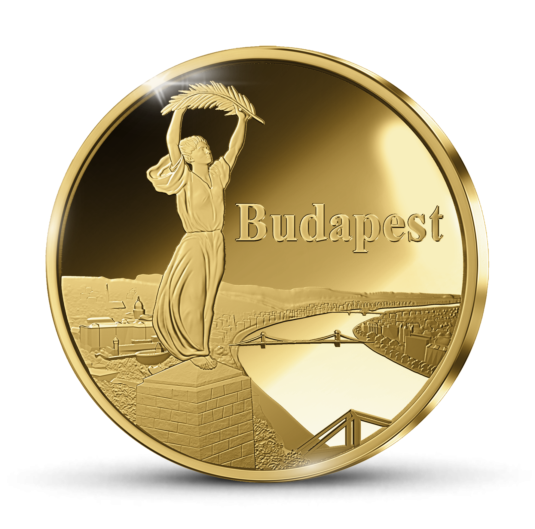 Magyar Éremkibocsátó Kft. - Budapest színarany érme