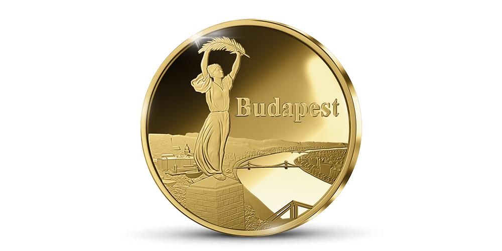 Magyar Éremkibocsátó Kft. - Budapest színarany érme