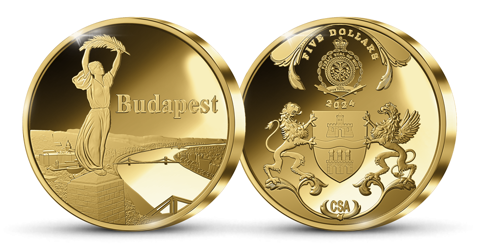 Magyar Éremkibocsátó Kft. - Budapest színarany érme