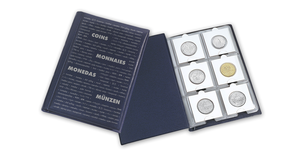 Magyar Éremkibocsátó Kft. - ROUTE 60M kék színű éremtartó zsebalbum duopack