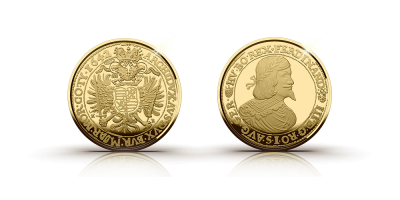 Milliomosok Gyűjteménye - 1642-es III. Ferdinánd 10 dukát replika 