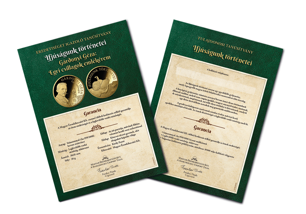   Magyar Éremkibocsátó Kft. - Gárdonyi Géza: Egri csillagok érem
