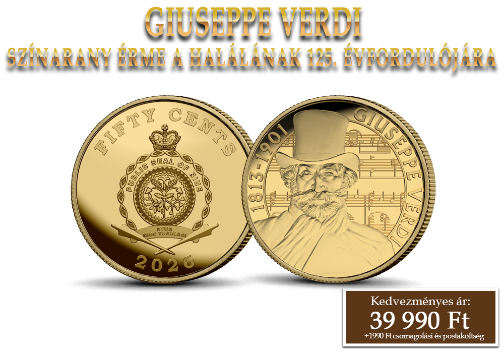 Exkluz&iacute;v, jubileumi kibocs&aacute;t&aacute;s&uacute; Verdi sz&iacute;narany &eacute;rme