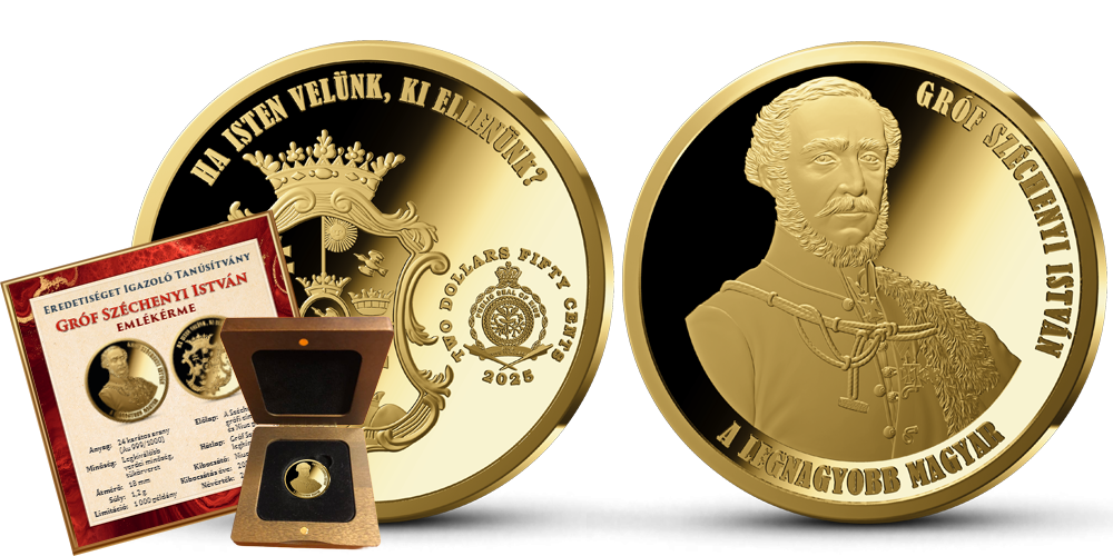   Magyar Éremkibocsátó Kft. - Széchenyi István színarany érme