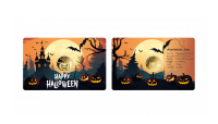 Magyar Éremkibocsátó Kft.- Halloween töklámpás színarany érme kártyában 