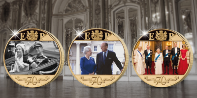 Exkluzív érme szett Fülöp herceg emlékére, 100. születésnapjára