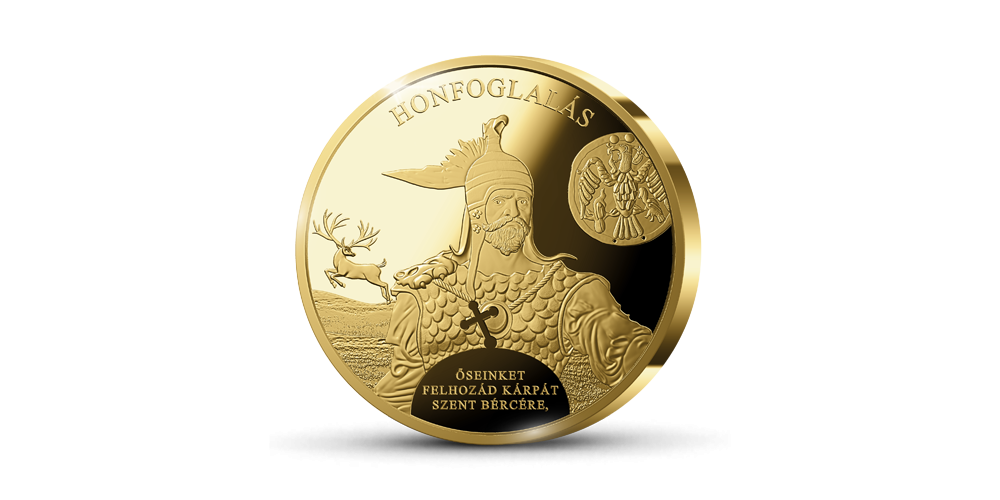 Honfoglalás érem előlap