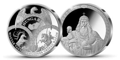 Hungaria színezüst emlékérem