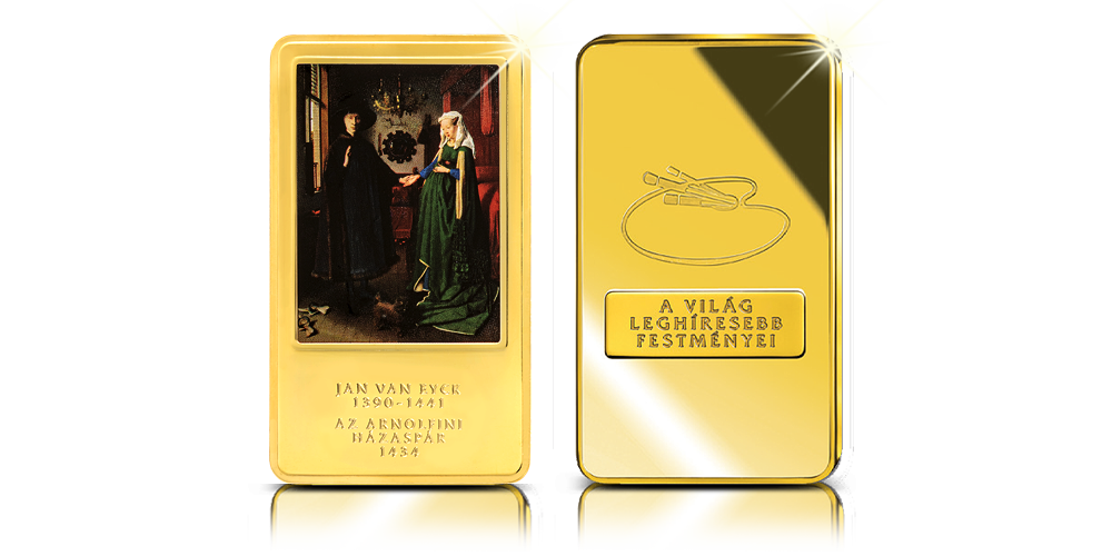 Magyar Éremkibocsátó Kft. - Világhírű Jan van Eyck festmény színarany bevontú érmen