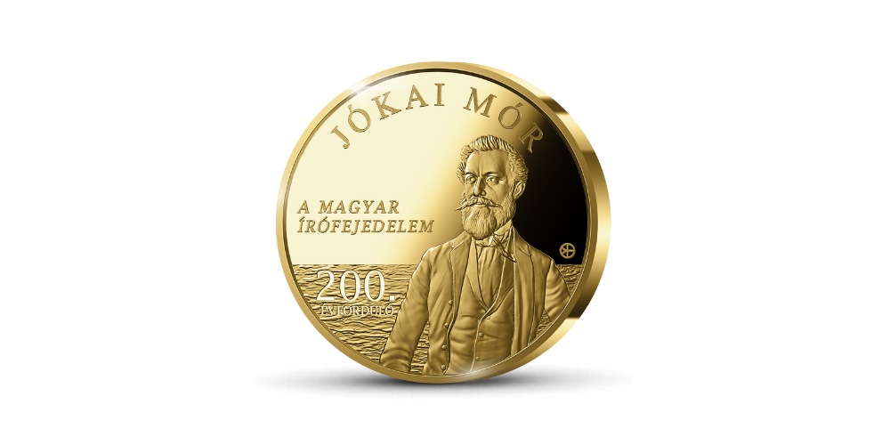 Magyar Éremkibocsátó Kft. - Jókai Mór színarannyal bevont emlékérem