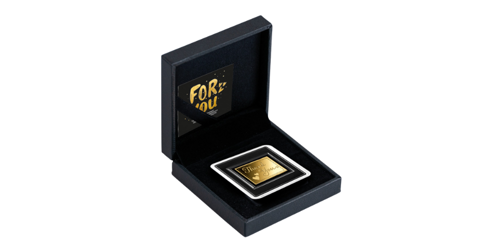 Magyar Éremkibocsátó Kft. -  Színarany érme köszönöm felirattal