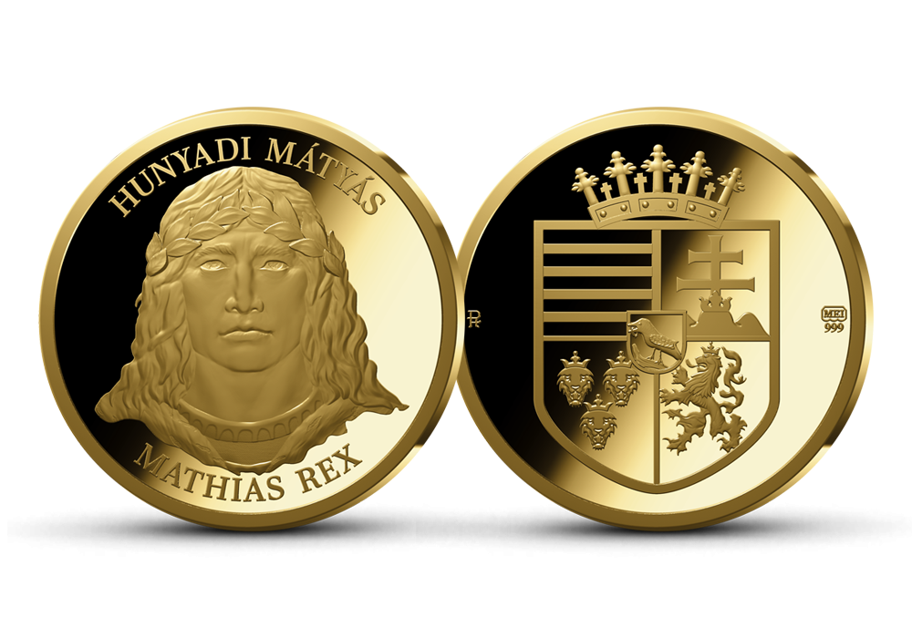 Magyar Éremkibocsátó Kft. - Mátyás király színarany érem