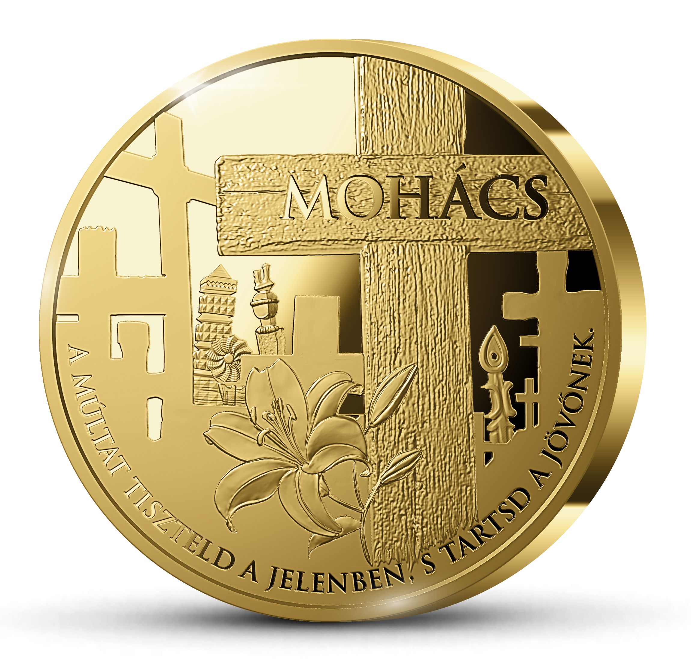 Magyar Éremkibocsátó Kft. - Mohácsi csata 500 színarannyal bevont emlékérem 