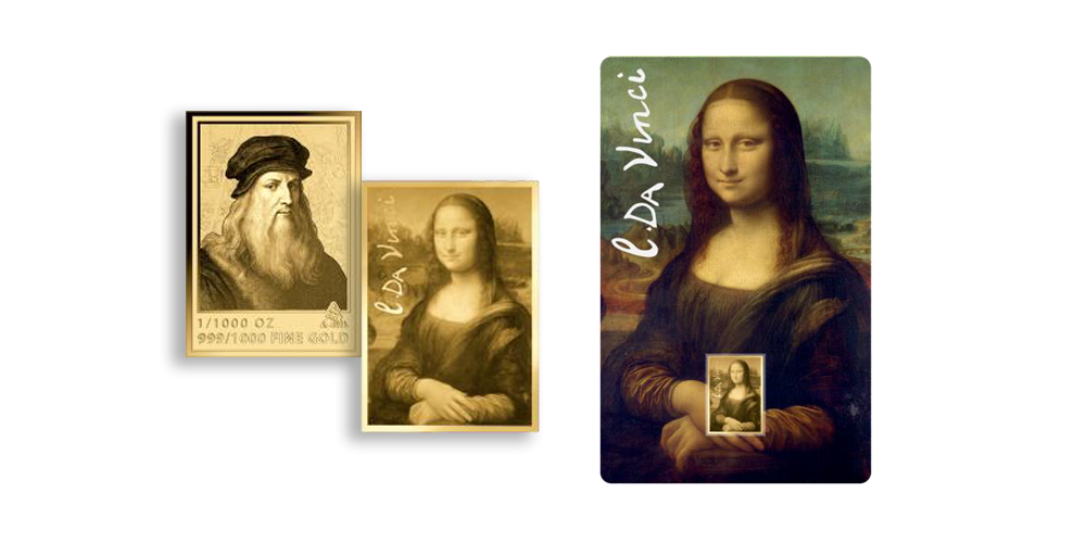 Magyar Éremkibocsátó Kft. -  Leonardo Mona Lisa festménye színaranyon