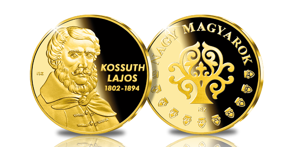 Nagy magyarok - Kossuth Lajos érem Nagy magyarok - Kossuth Lajos érem