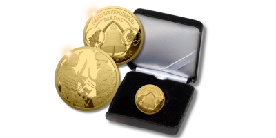 Nándorfehérvári diadal színarany emlékérme az 570. évforduló tiszteletére díszdobozban!