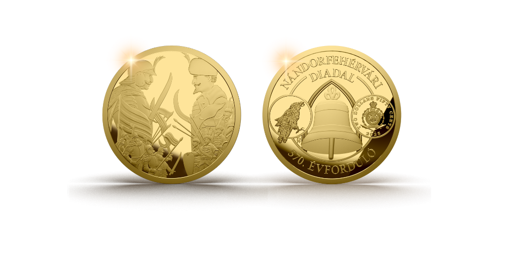 Magyar Éremkibocsátó Kft. - Nándorfehérvári diadal színarany emlékérme díszdobozban!