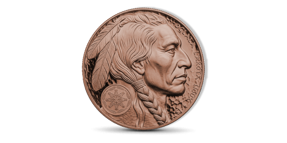 Magyar Éremkibocsátó Kft. - Oglala Lakota Sioux nemzet Bölény érméje