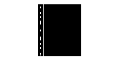 OPTIMA Fekete elválasztó lapok éremtartó albumba